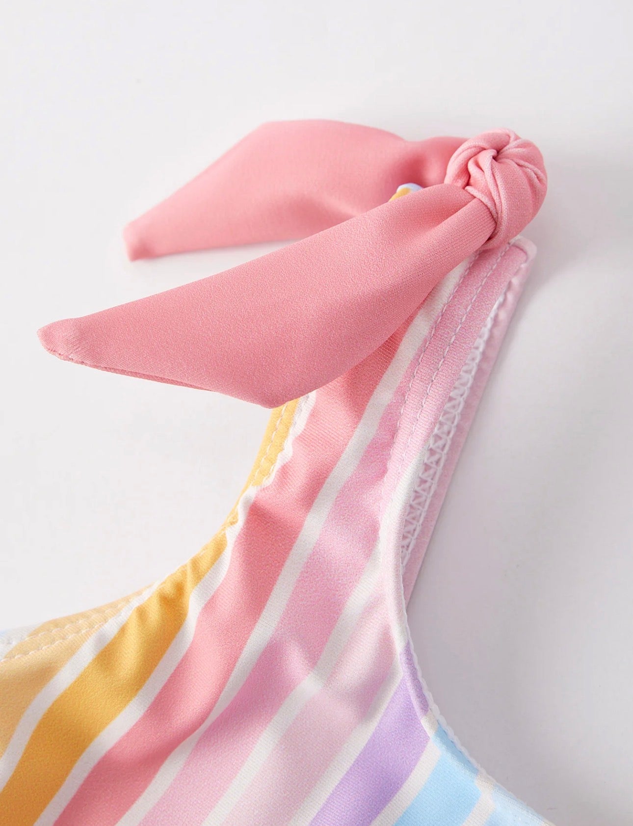 Colorful Stripe Swimsuit