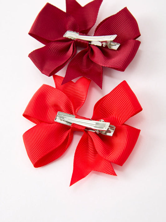 Bow Hair Clip Set