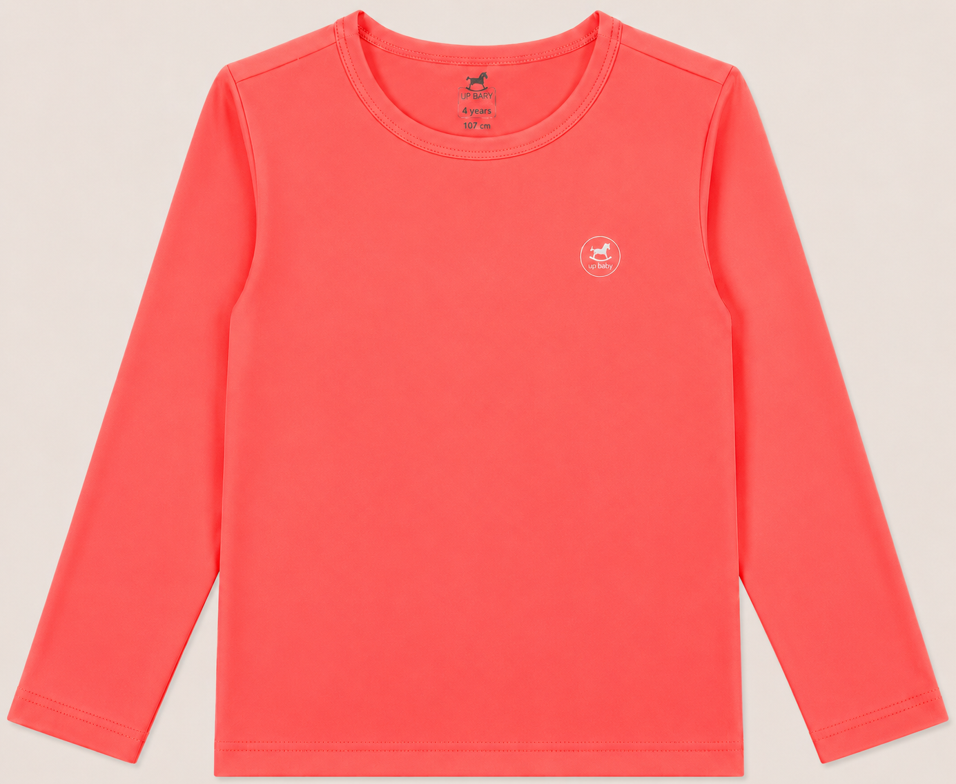 Orange Sunny Shores Rashguard