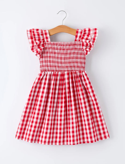 Smocked Ruffle Dress