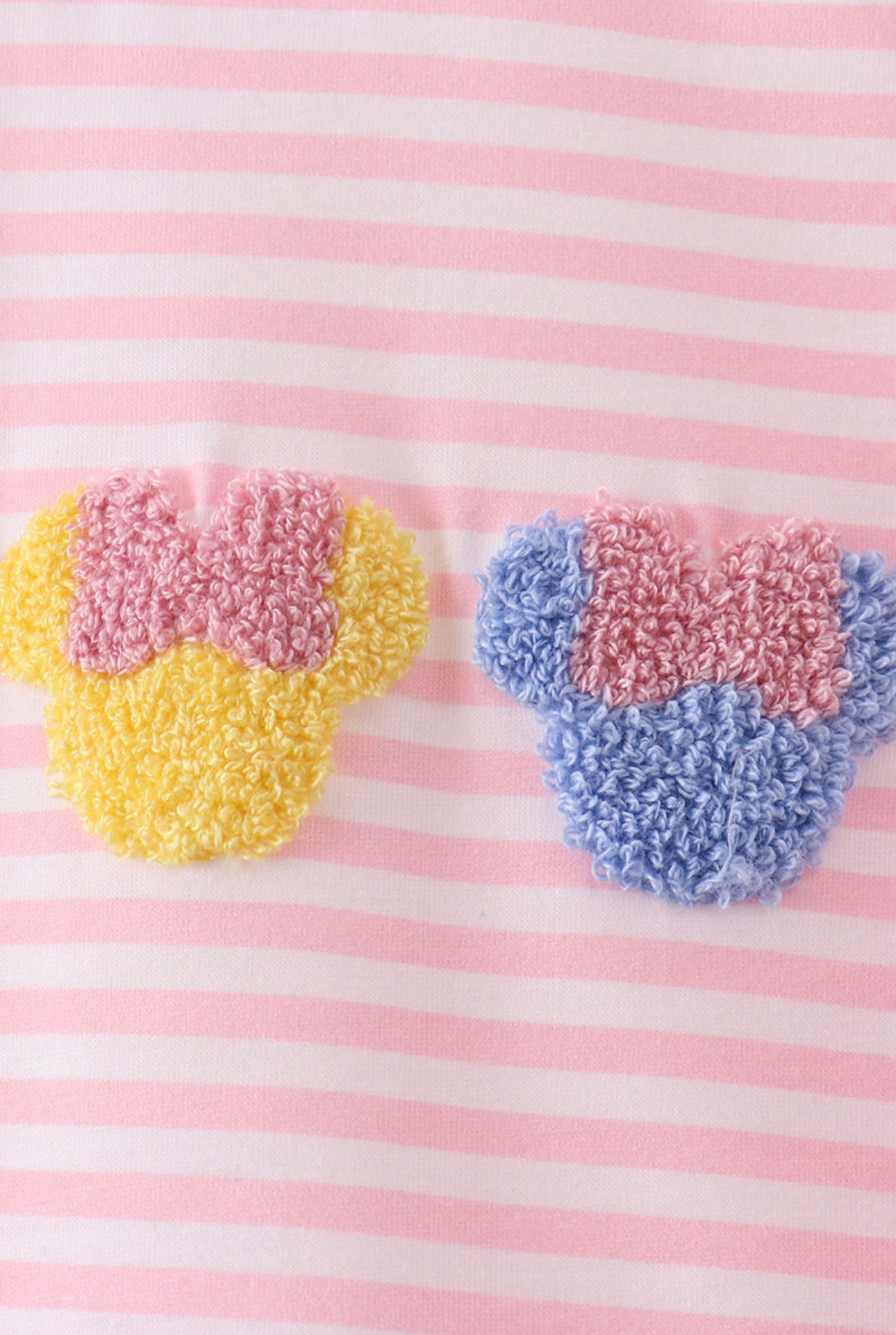 Pink Stripe Mouse Set
