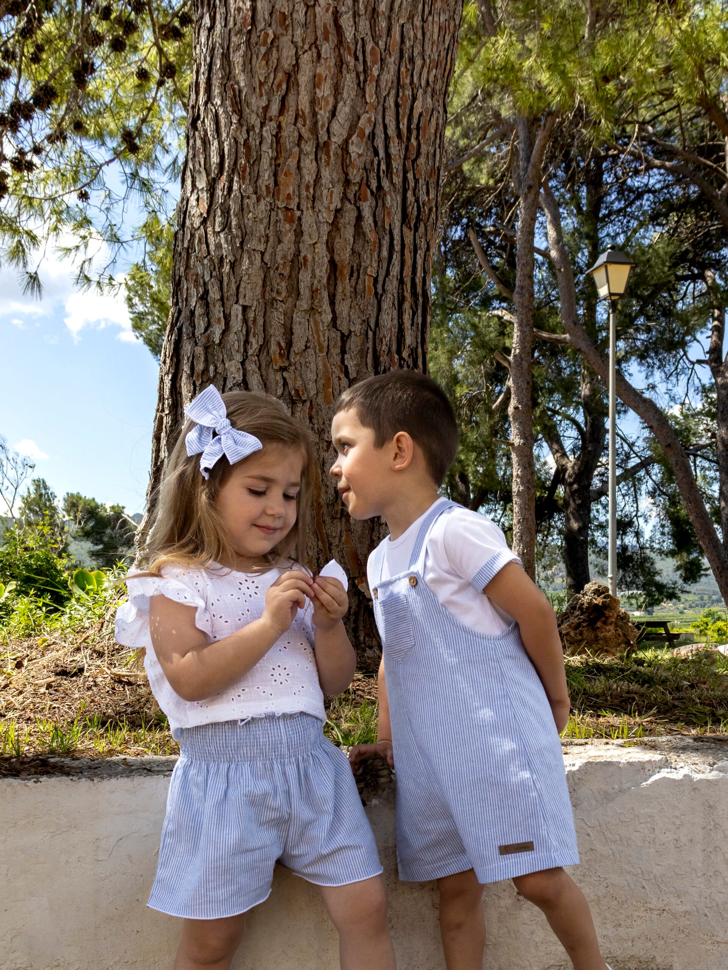 Classic Stripes Overall Set