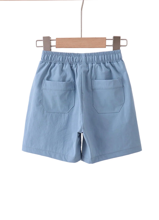 Sage Pockets Shorts (Blue)
