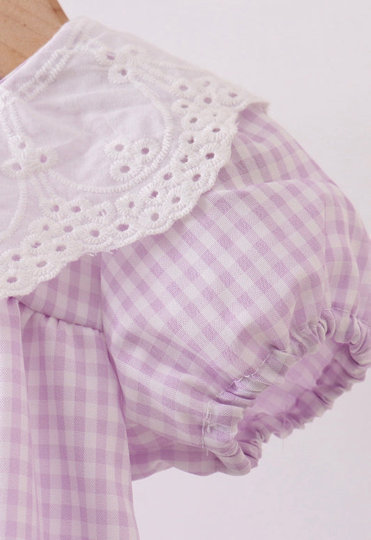 Gingham Lace Bubble