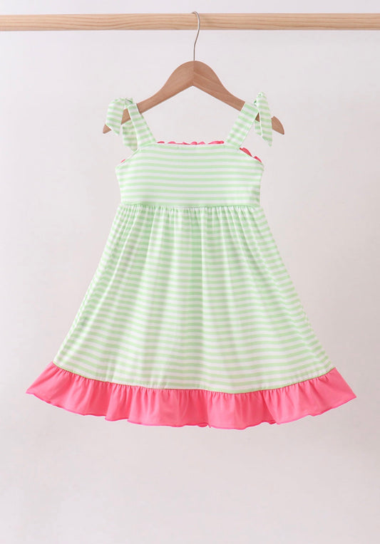 Watermelon Ruffle Dress