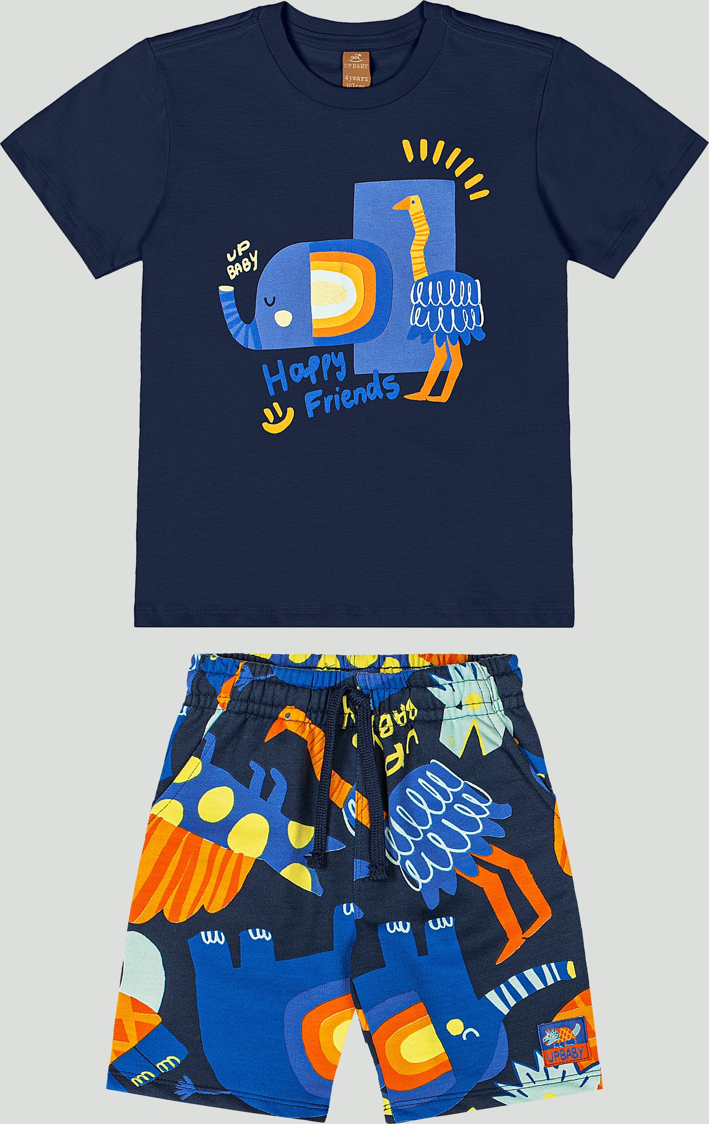 Blue Safari Crew Set