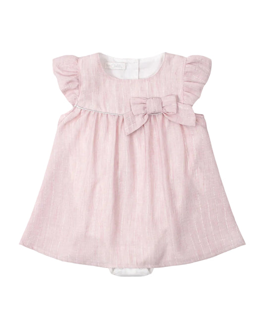 Pink Bow Bodysuit Dress