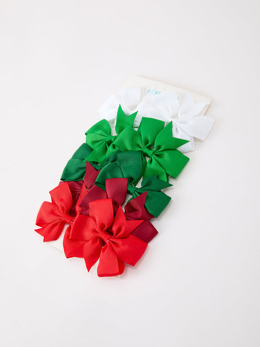 Bow Hair Clip Set