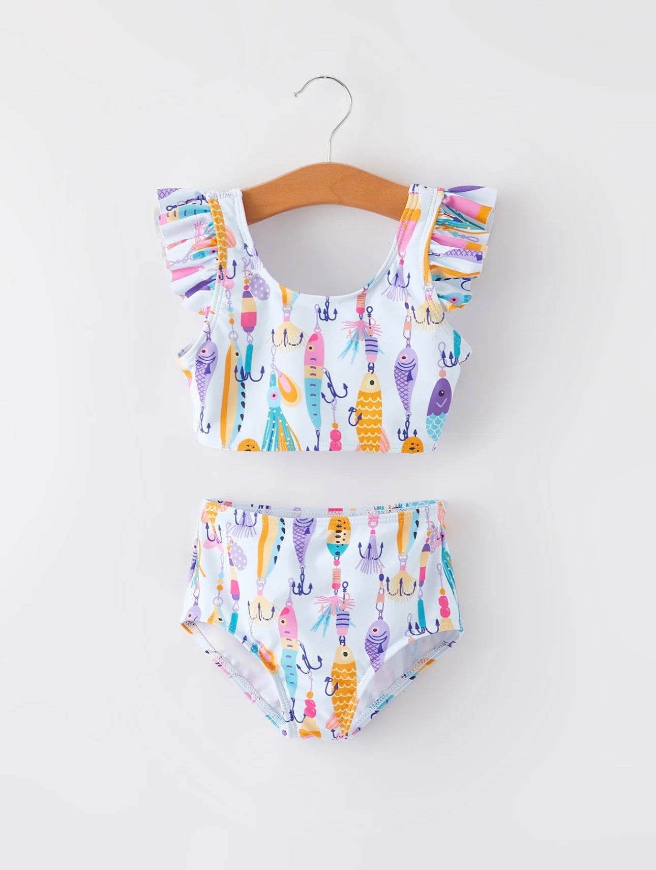 Fish Print Swimsuit