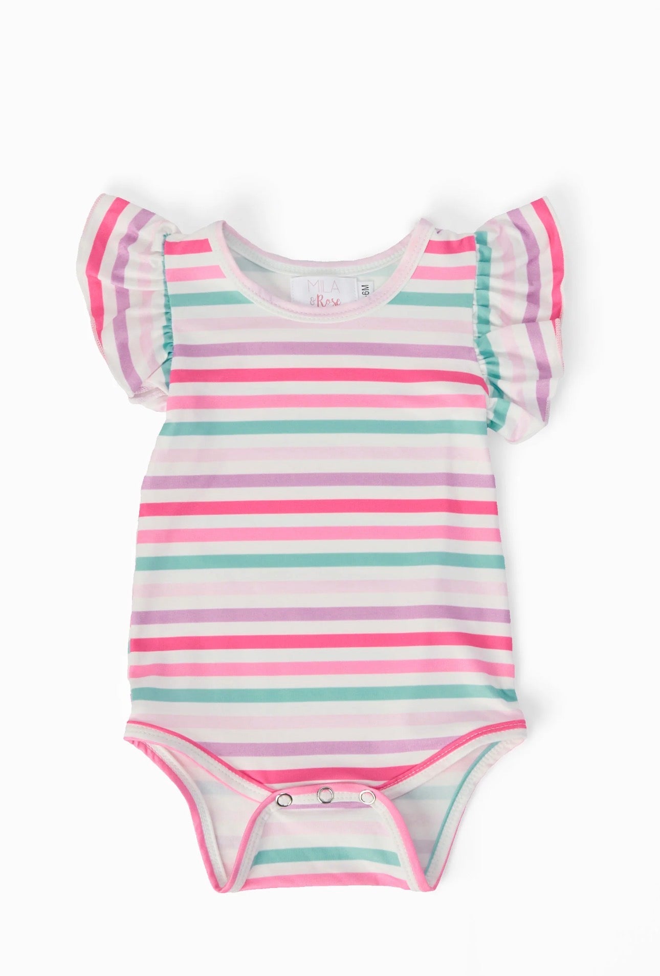 Stripes & Flutter Bodysuit