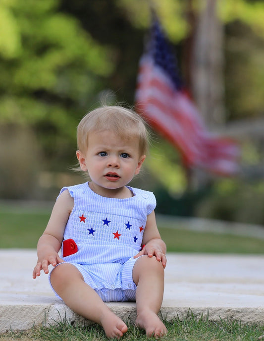 Patriotic Boys’ Romper