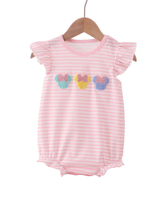 Pink Stripe Mouse Bubble