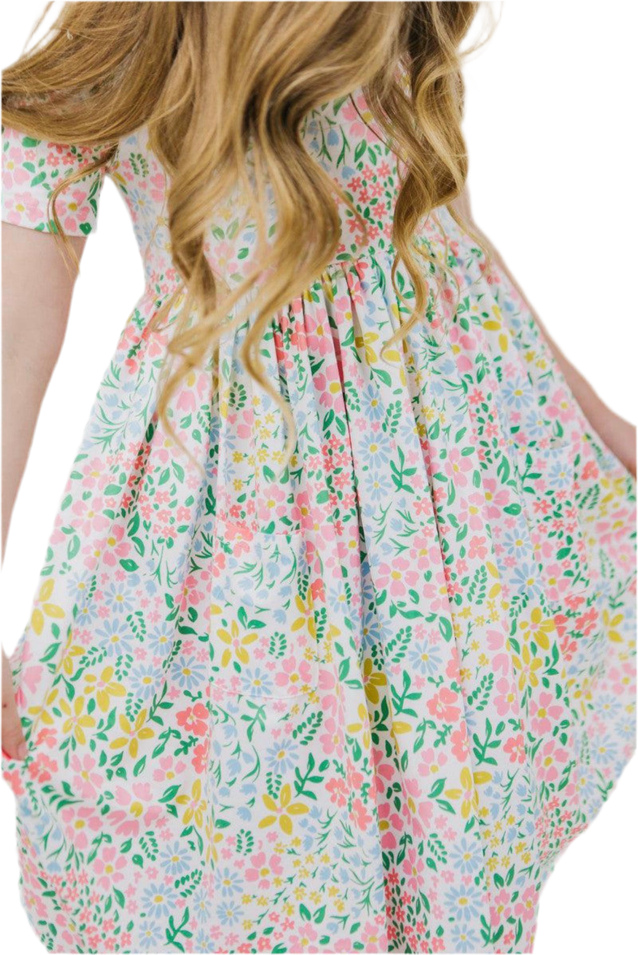 Daffodils Pocket Twirl Dress