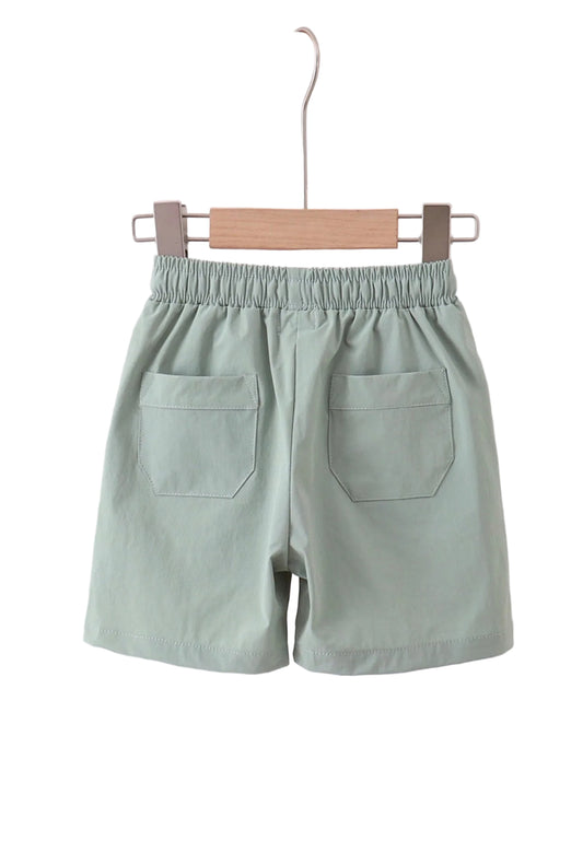Sage Pockets Shorts (Light Green)