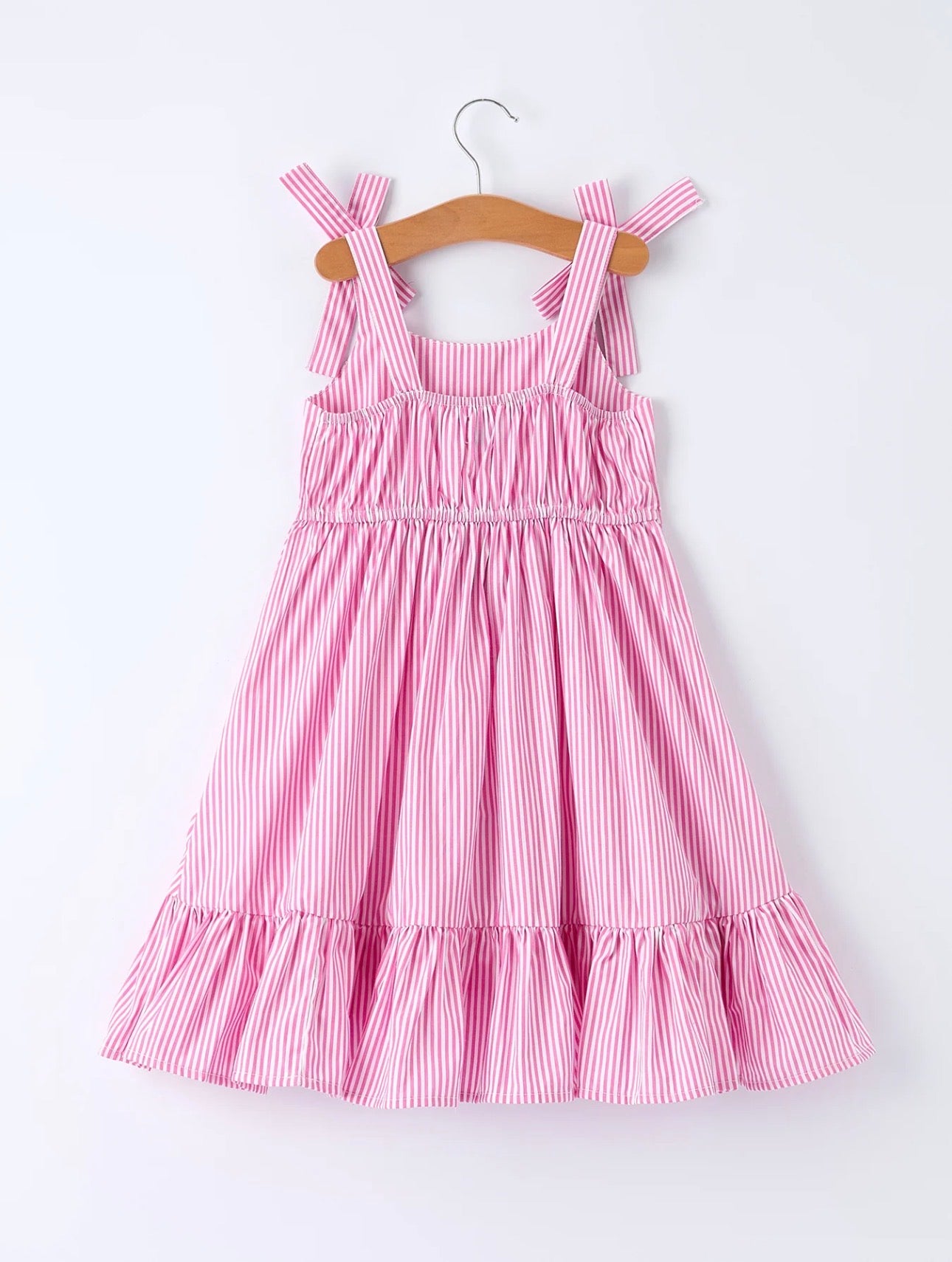Pink Summer Ruffle Dress