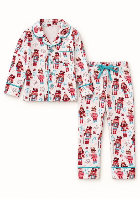 Christmas Nutcracker Print Pajamas