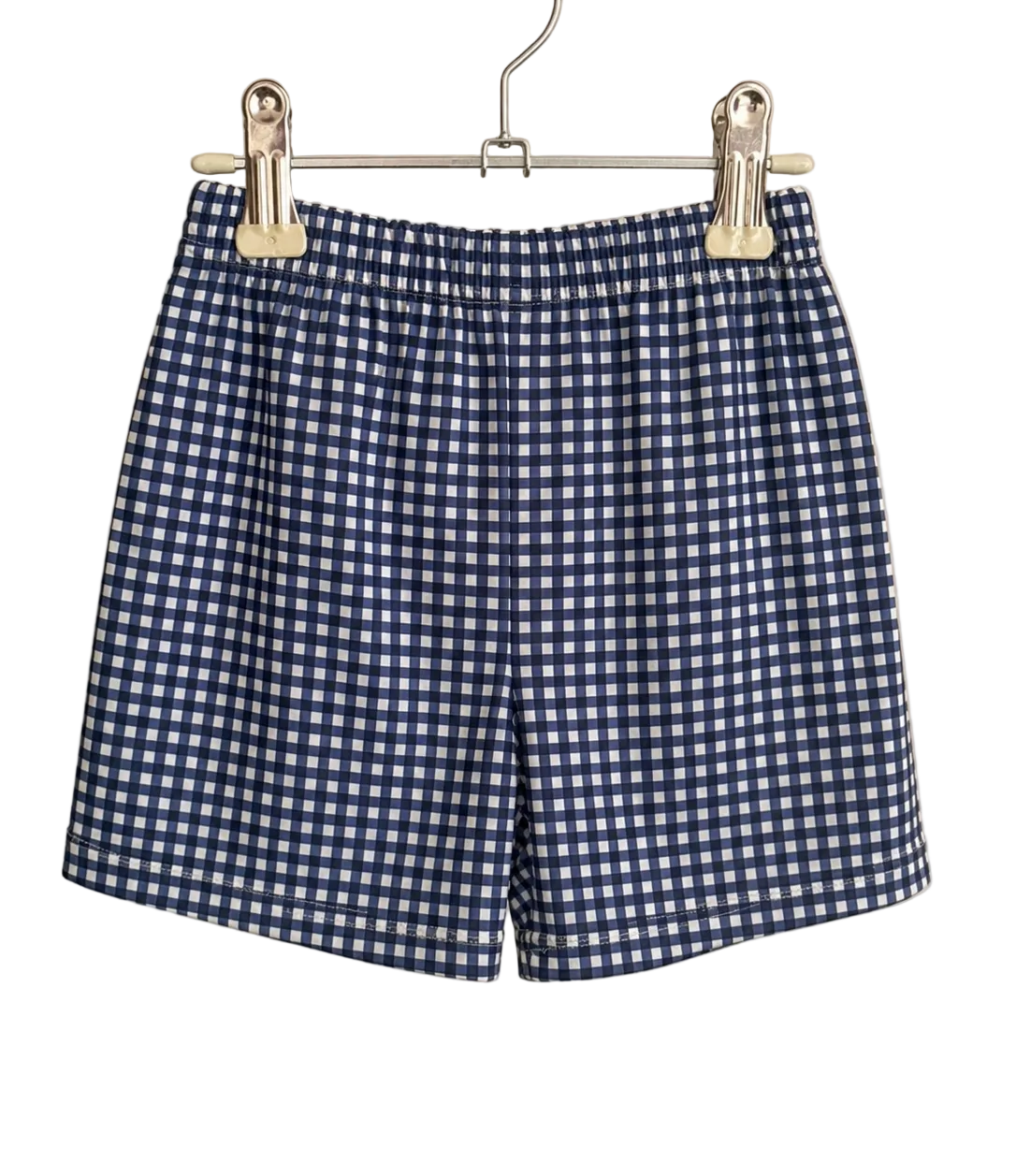 Baseball Gingham Shorts Set