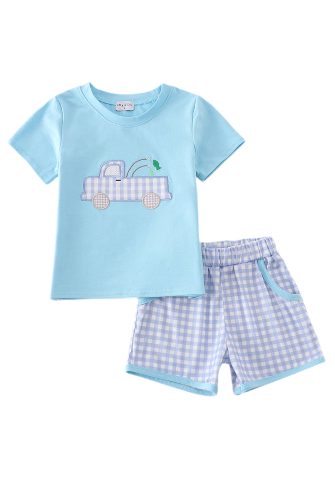 Juego de pesca de camión azul