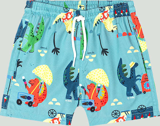 Tropical Dino Swim Shorts