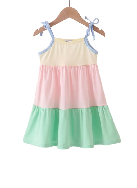 Pastel Tiered Dress