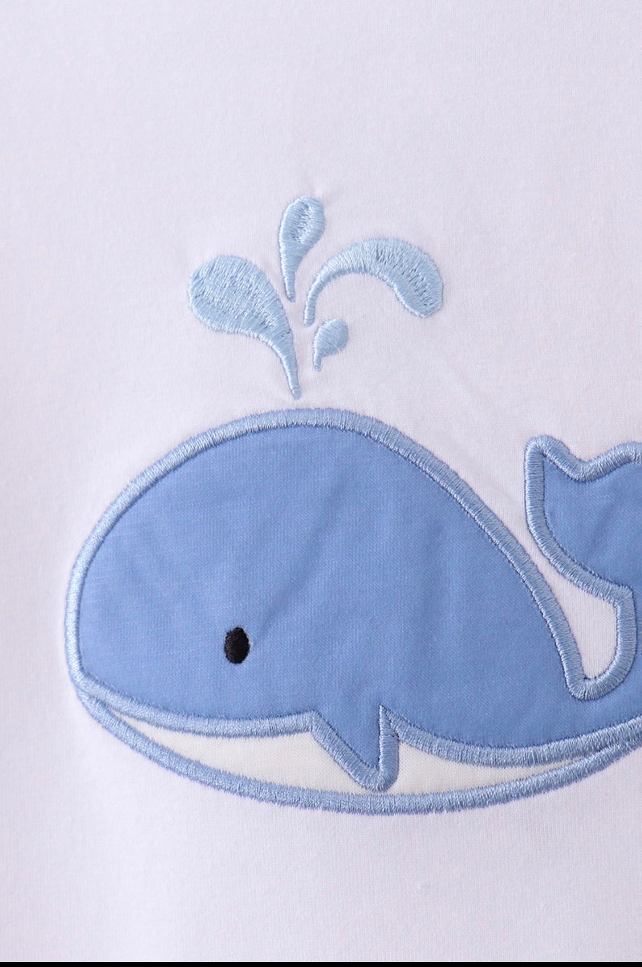 Whale Ruffle Shorts Set