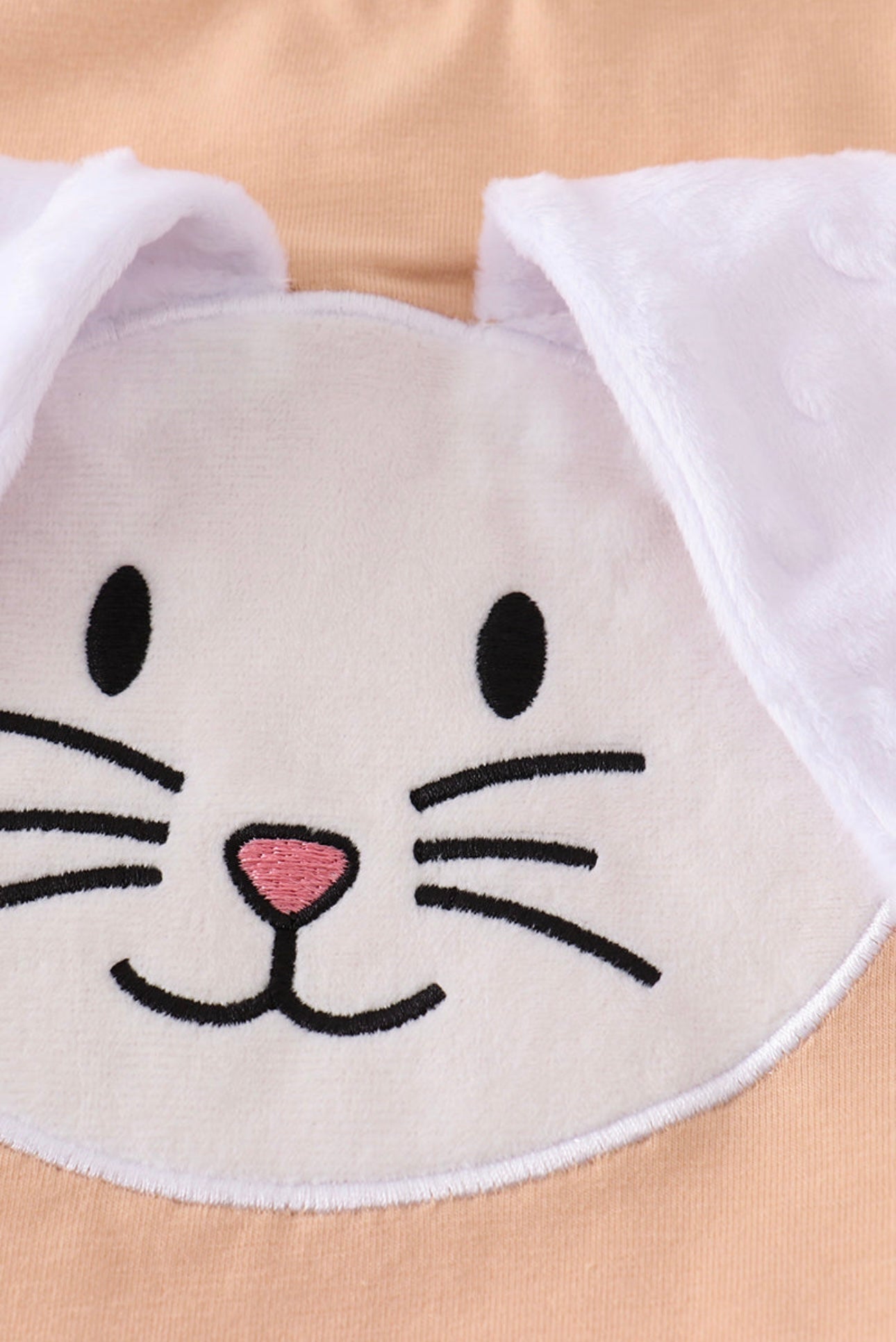 Bunny Apliqué Two-Piece Set