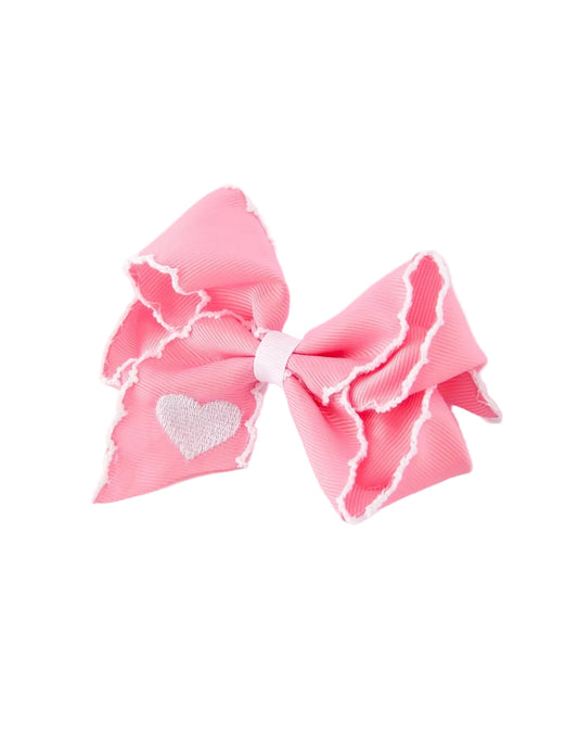 Pink Bow Hair Clip