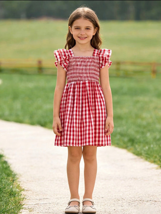 Smocked Ruffle Dress