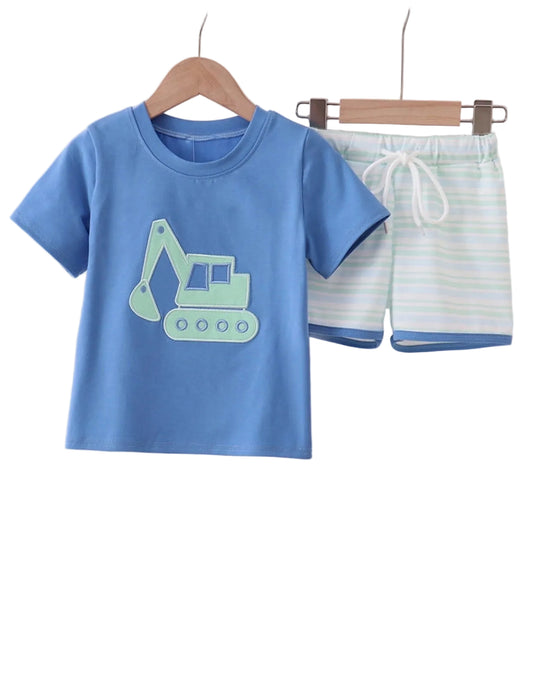 Blue Digger Play Set