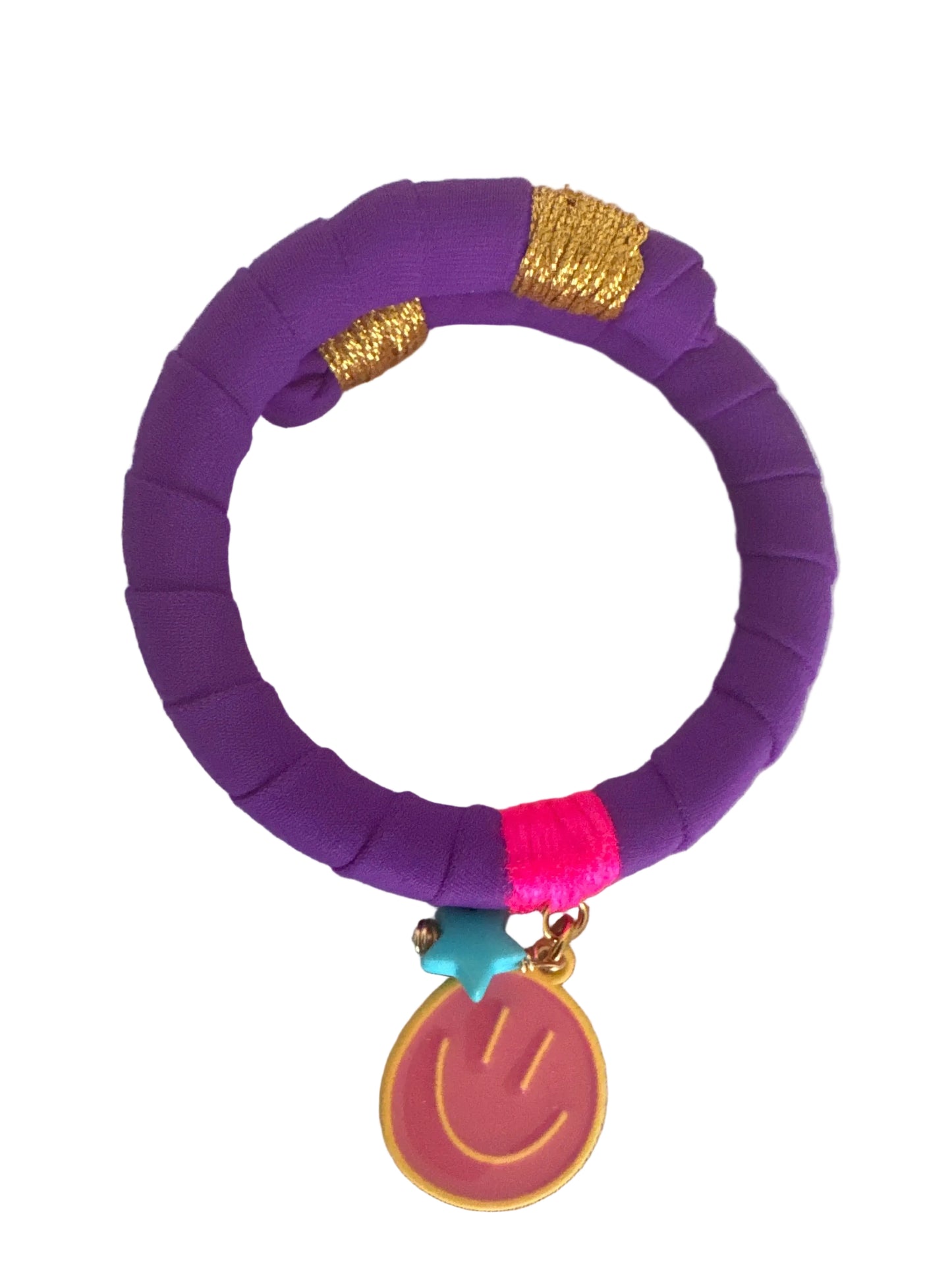 Purple Happy Vibes Bracelet