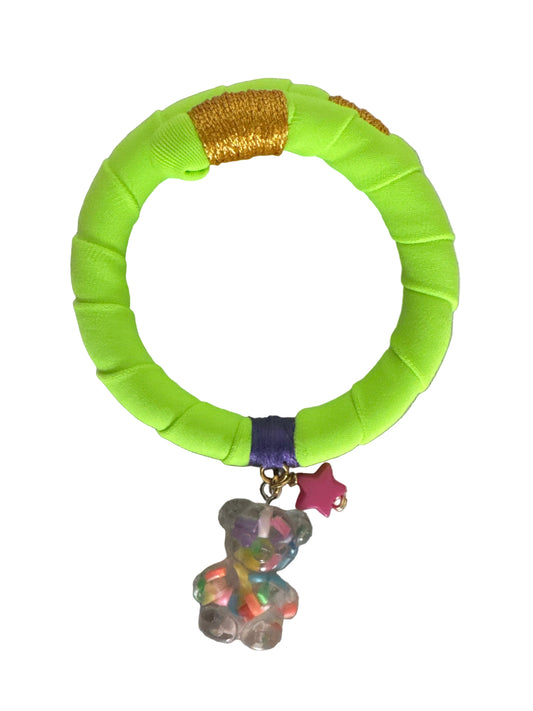 Pink Star Bear Bracelet