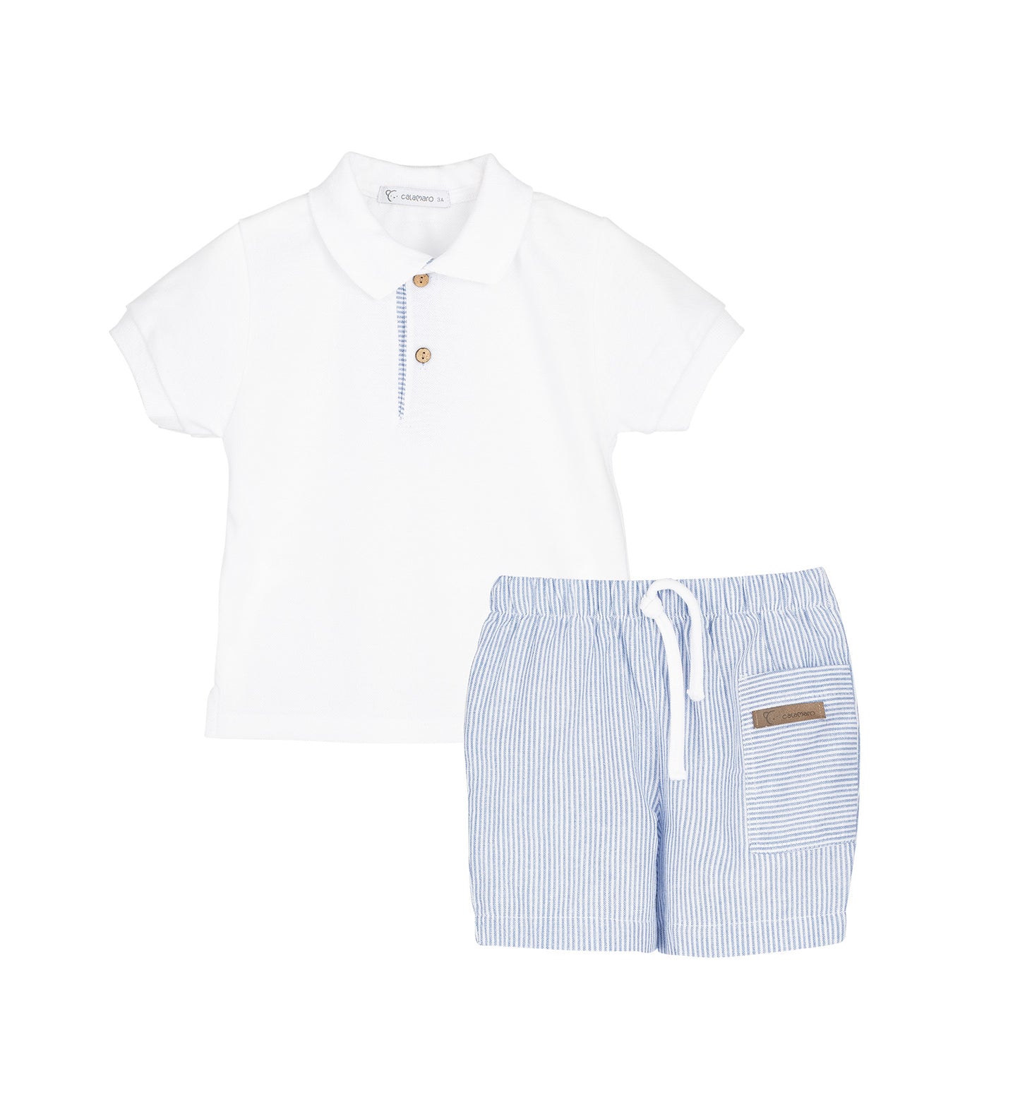 Classic Stripes Short Set
